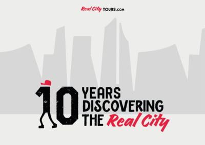 Real City Tours – 10 Years Anniversary Branding